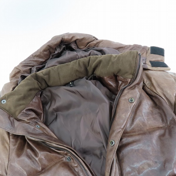実際に弊社で買取させて頂いたglamb/グラム ラムレザー ダウンジャケット/2の画像 4枚目