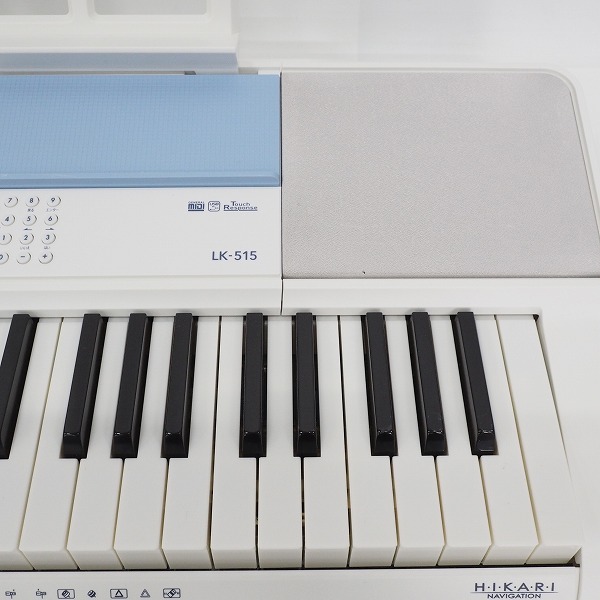 実際に弊社で買取させて頂いた★CASIO/カシオ 光ナビゲーションキーボード LK-515 2020年製 ACアダプター付き【簡易動作確認済】の画像 3枚目