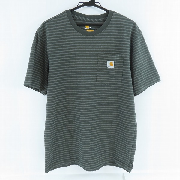 実際に弊社で買取させて頂いたCarhartt/カーハート ORIGINAL FIT 胸ポケット ボーダー Tシャツ K87 /M
