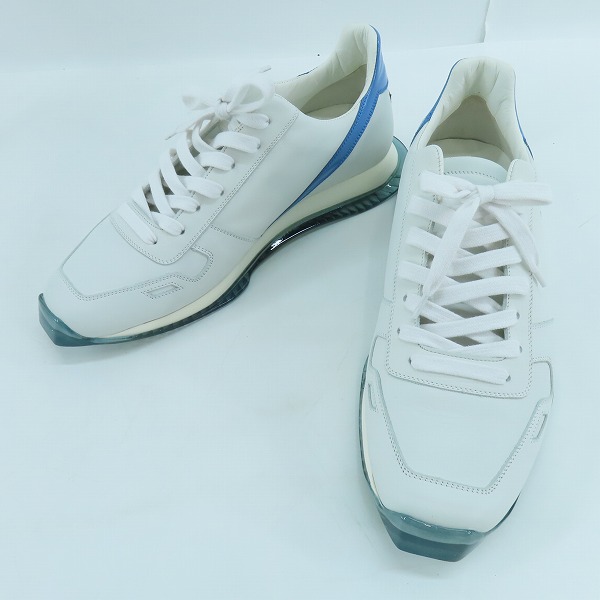 実際に弊社で買取させて頂いたRick Owens/リックオウエンス Performa Runner Lace up クリアソール レザースニーカー RU20F3811-LPOV60-106616/41