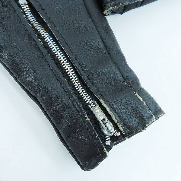 実際に弊社で買取させて頂いたDURO JAC by Schott/ショット レザーダブルライダース/40の画像 9枚目