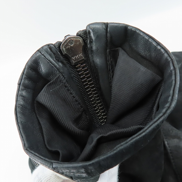 実際に弊社で買取させて頂いたJULIUS/ユリウス ラムレザー ライダースジャケット 457BLM13/1の画像 7枚目