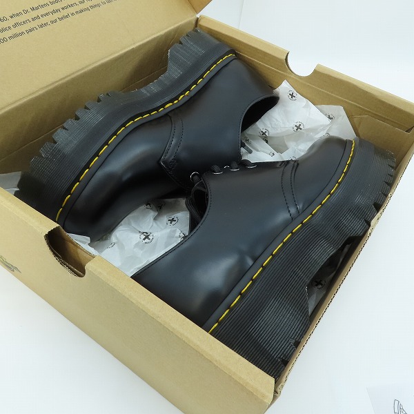 実際に弊社で買取させて頂いたDr.Martens/ドクターマーチン 1461 QUAD 3EYE 3ホールブーツ/UK8の画像 7枚目