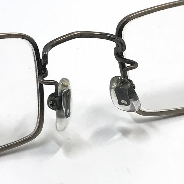 実際に弊社で買取させて頂いた白山眼鏡店/ハクサンガンキョウテン スクエア型/チタニウム/メガネフレーム/アイウェアの画像 3枚目