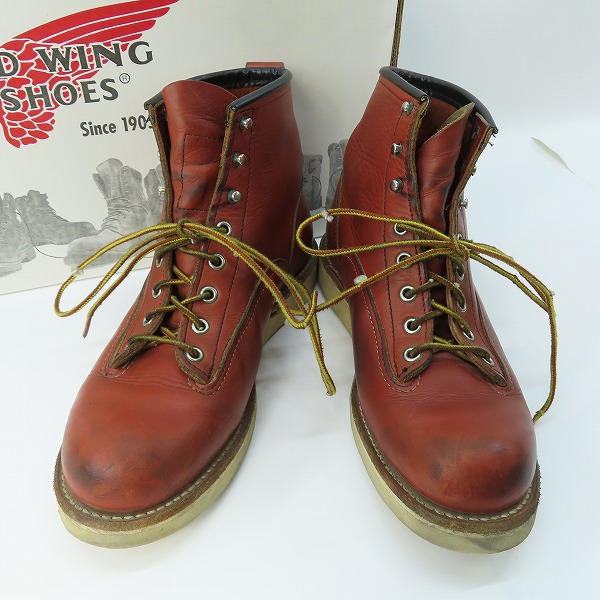 実際に弊社で買取させて頂いたRED WING/レッドウィング ラインマンブーツ 2907 8.5D