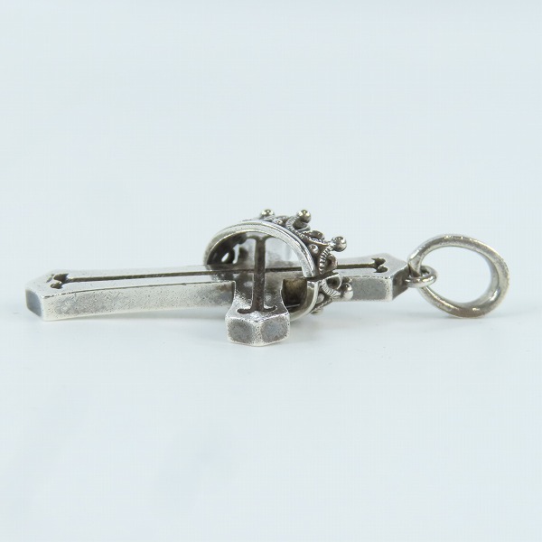 実際に弊社で買取させて頂いたJustin Davis/ジャスティンデイビス Cross With Crown/クロスウィズクラウン ペンダント SPJ122の画像 3枚目