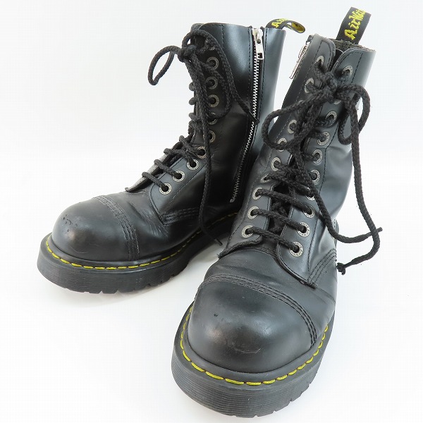 実際に弊社で買取させて頂いた Dr.Martens/ドクターマーチン 8761 BXB BOOT スチールトゥ 10ホール レースアップ ブーツ 10966001/UK7