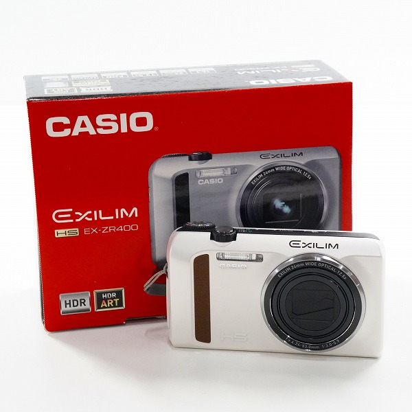 実際に弊社で買取させて頂いたCASIO/カシオ EX-ZR400 EXILIM HS エクシリム コンパクトデジタルカメラ 簡易動作確認済み