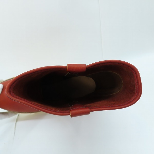 実際に弊社で買取させて頂いた【未使用】RED WING/レッドウイング 犬タグ ペコス ブーツ/ロングブーツ 00866/8Dの画像 4枚目