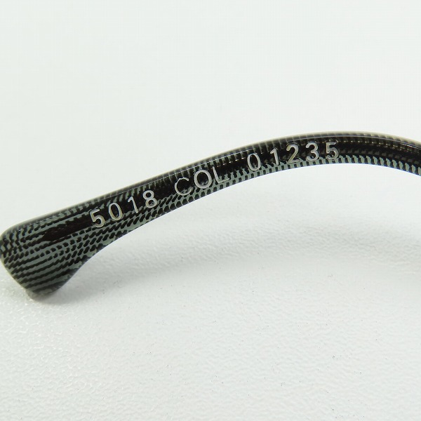 実際に弊社で買取させて頂いたalain mikli/アランミクリ フード付き ブラック サングラス/アイウェア 5018の画像 6枚目