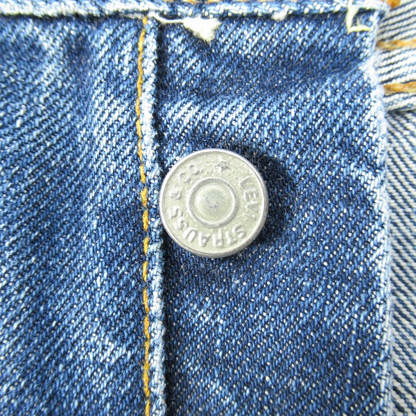 実際に弊社で買取させて頂いたLevi's/リーバイス 501 bigE 両面タブ 不均等V ボタン裏刻印 6 脚長Rの画像 6枚目