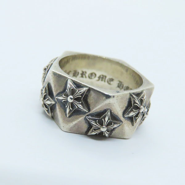 実際に弊社で買取させて頂いたCHROME HEARTS/クロムハーツ 5P/5ポイント スター ペンタゴン リング 17.5号