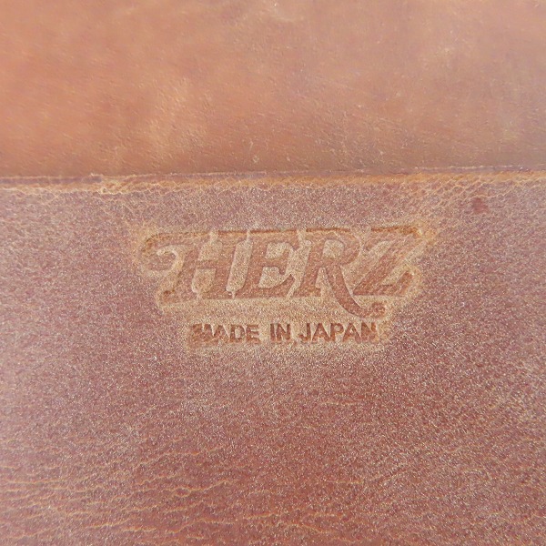 実際に弊社で買取させて頂いた HERZ/ヘルツ パルガミニリュック レザー ブラウン系の画像 4枚目