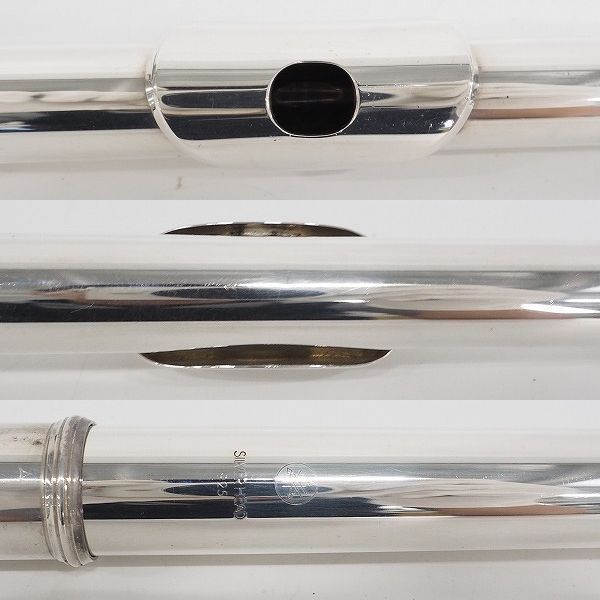 実際に弊社で買取させて頂いたYAMAHA/ヤマハ YFL-311/YFL311 フルート 頭部管銀製 Eメカ付 ハードケース・ケースカバー付の画像 2枚目