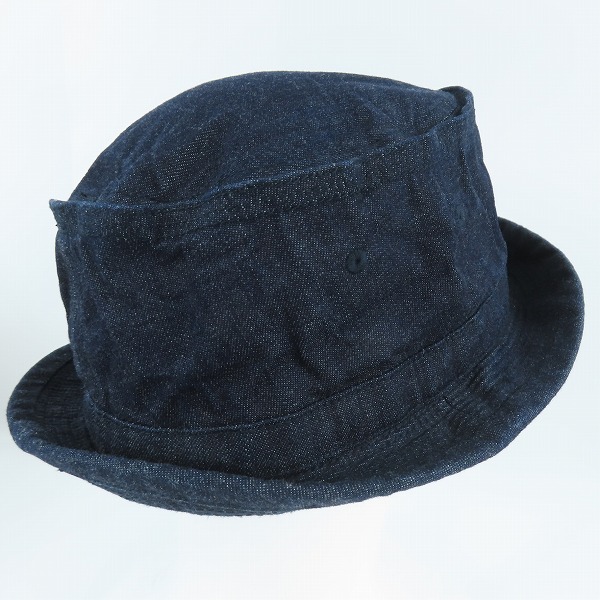 実際に弊社で買取させて頂いたSUGAR CANE/シュガーケーン 10oz. デニム ポークハット/帽子 SC02466/7 1/2 の画像 3枚目
