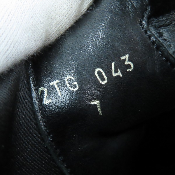 実際に弊社で買取させて頂いたPRADA/プラダ サイドゴア レザーブーツ/7の画像 5枚目