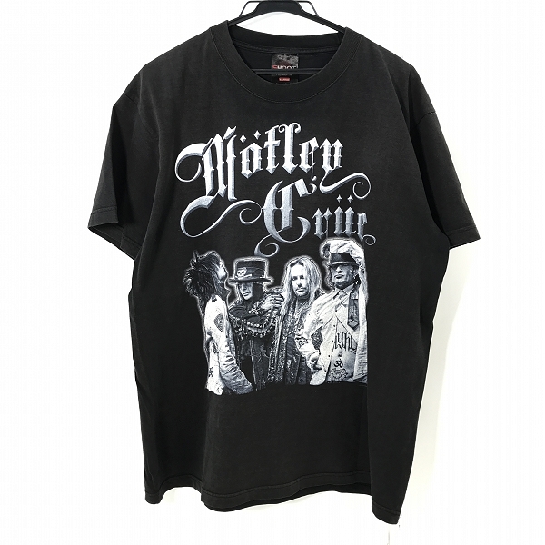実際に弊社で買取させて頂いたMOTLEY CRUE/モトリークルー SHOOT製 ヴィンテージ/ビンテージ 2008年 CRUEFEST/クルーフェス バンド Tシャツ/XL