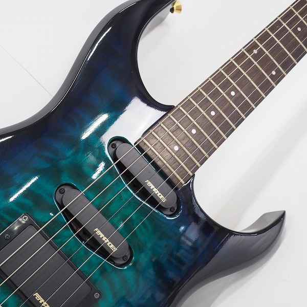 実際に弊社で買取させて頂いた★FERNANDES/フェルナンデス 型番不明 ストラトシェイプSSH エレキギター 日本製 ソフトケース付の画像 5枚目