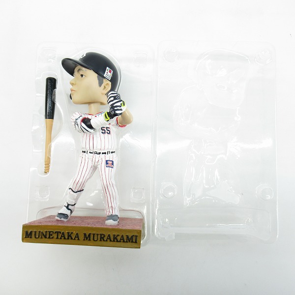 実際に弊社で買取させて頂いた東京ヤクルトスワローズ 2023 村上宗隆 #55 ボブルヘッド/フィギュアの画像 6枚目