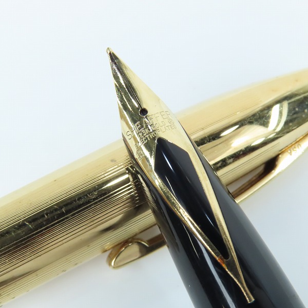 実際に弊社で買取させて頂いたSHEAFFER/シェーファー GOLD ELECTROPLATE 万年筆 ペン先23K