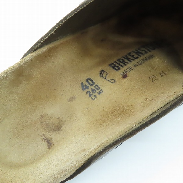 実際に弊社で買取させて頂いたBIRKENSTOCK/ビルケンシュトック レザー サンダル/26.0の画像 5枚目