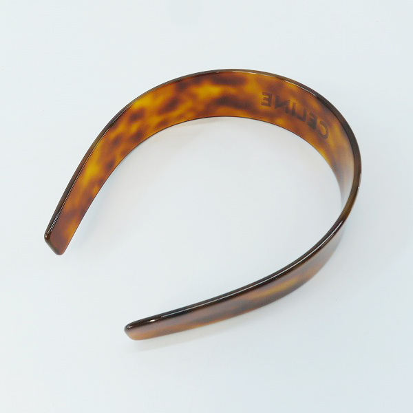 実際に弊社で買取させて頂いたCELINE/セリーヌ べっ甲柄 ロゴ ヘッドバンド カチューシャ M0232