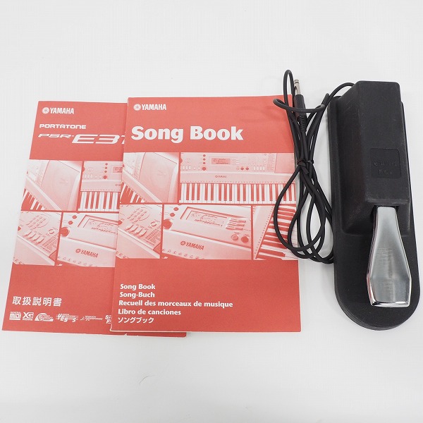 実際に弊社で買取させて頂いた★YAMAHA/ヤマハ PSR-E313 PORTATONE 電子キーボード ポータトーン 61鍵 ペダル・ACアダプター付き【簡易動作確認済】の画像 8枚目
