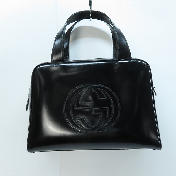 実際に弊社で買取させて頂いたGUCCI/グッチ エナメル  ハンドバッグ