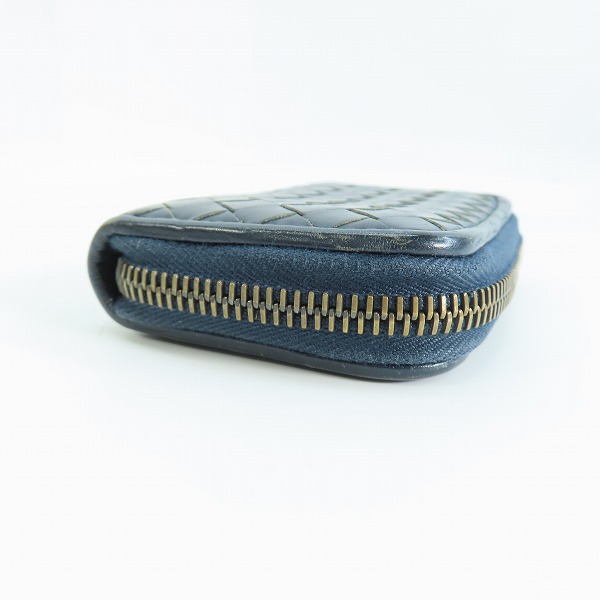 実際に弊社で買取させて頂いたBOTTEGA VENETA/ボッテガヴェネタ イントレチャート ラウンドファスナーコインケースの画像 2枚目