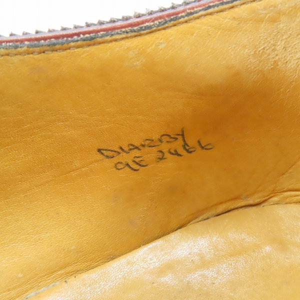 実際に弊社で買取させて頂いたJOHN LOBB/ジョンロブ DARBY/ダービー レースアップシューズ 2466/9Eの画像 5枚目