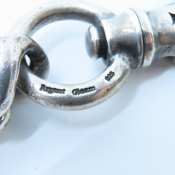 実際に弊社で買取させて頂いたCELT&COBRA/ケルトアンドコブラ Argent Gleam/アージェントグリｰム製 ウォレットチェーン 1クリップの画像 3枚目