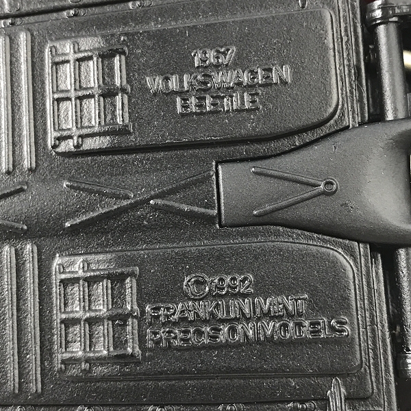 実際に弊社で買取させて頂いたFRANKLIN MINT/フランクリンミント 1/24 フォルクスワーゲン ビートル 1967 VW Beetle Cabriolet/ミニカーの画像 4枚目