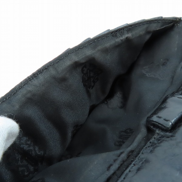 実際に弊社で買取させて頂いた【カスタム】CHROME HEARTS/クロムハーツ WAVE/ウェーブウォレット 長財布/クロスボタン 3クロスパッチの画像 9枚目