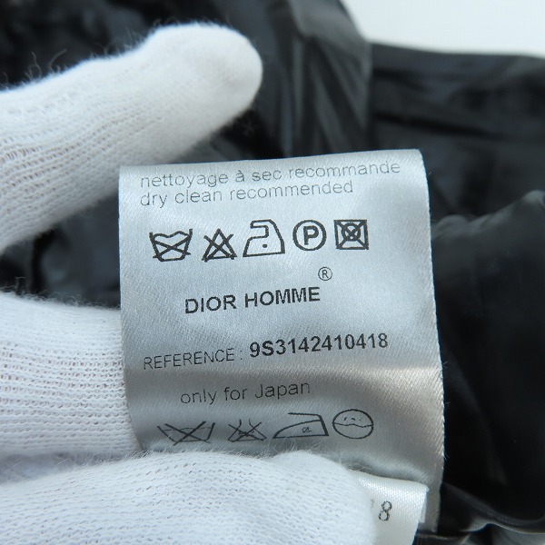 実際に弊社で買取させて頂いた【JPタグ】Dior HOMME/ディオール オム 09SS ナイロン アノラック パーカー 9S3142410418/46の画像 6枚目