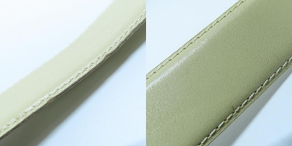 実際に弊社で買取させて頂いたCHANEL/シャネル ココマーク レザー ベルト　の画像 7枚目