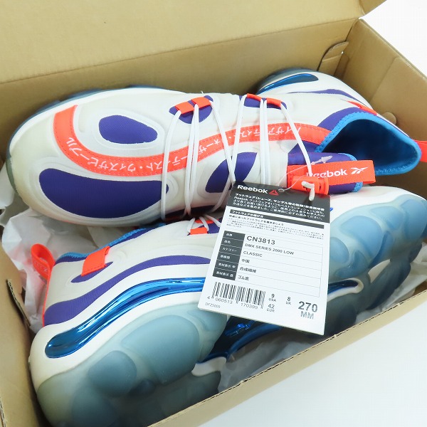実際に弊社で買取させて頂いた【未使用】Reebok/リーボック DMX SERIES 2000 LOW ローカットスニーカー CN3813/27の画像 7枚目