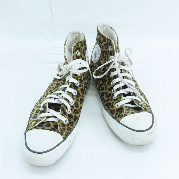 実際に弊社で買取させて頂いたCONVERSE/コンバース ALL STAR/オールスター ベロア レオパード ハイカットスニーカー CT70 チャックテイラー 1CL327/27