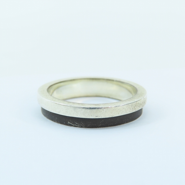 実際に弊社で買取させて頂いたPaul Smith/ポールスミス Bicolor Logo リング 17号の画像 3枚目