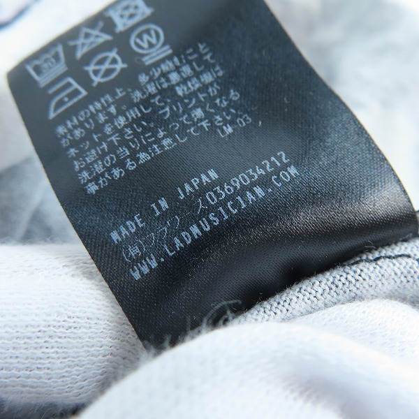 実際に弊社で買取させて頂いたLAD MUSICIAN/ラッドミュージシャン PAINT FLOWER SUPER BIG T-SHIRT 2323-715の画像 4枚目