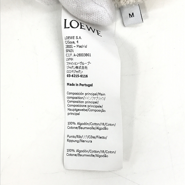 実際に弊社で買取させて頂いた【JPタグ】LOEWE/ロエベ EMBROIDERED スウェットシャツ H526Y24J17/Mの画像 4枚目