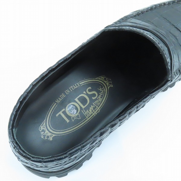 実際に弊社で買取させて頂いたTOD'S/トッズ クロコ型押し コインローファー /6の画像 4枚目