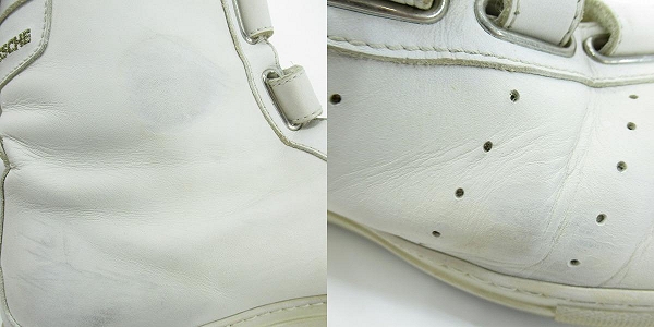 実際に弊社で買取させて頂いたKRISVANASSCHE/クリスヴァンアッシュ ベルクロ ハイカットスニーカー ホワイト/42の画像 9枚目