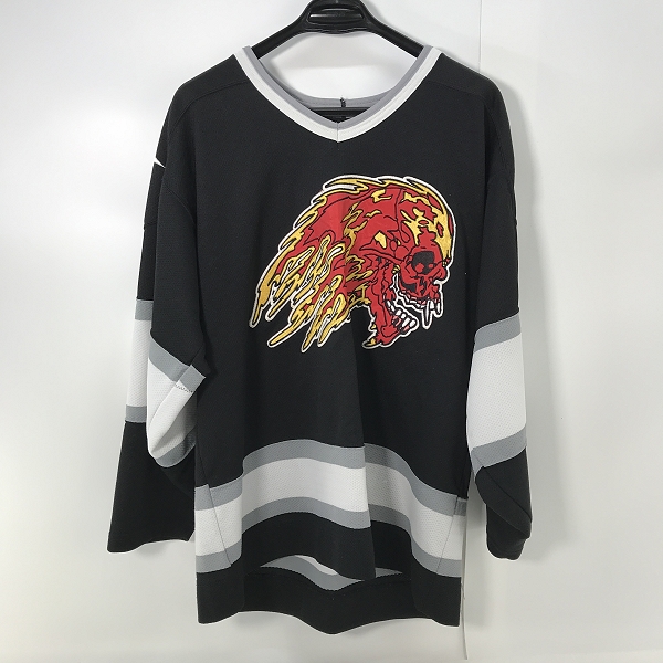 実際に弊社で買取させて頂いたGiant/ジャイアント METALLICA/メタリカ  ヴィンテージ/ビンテージ フレーミング スカル ホッケージャージ パスヘッド