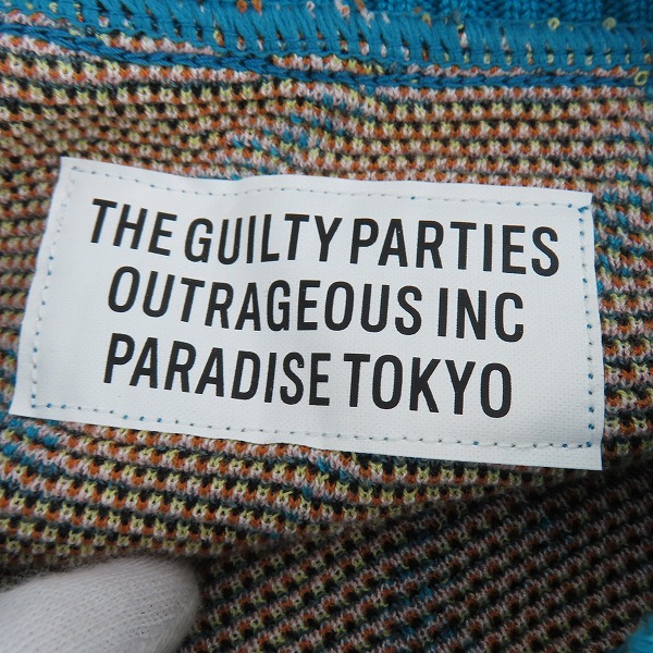 実際に弊社で買取させて頂いたWACKO MARIA/ワコマリア THE GUILTY PARTIES OUTRAGEOUS INC PARADISE TOKYO 虎 セーター Mの画像 2枚目