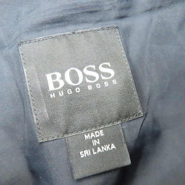 実際に弊社で買取させて頂いたHUGO BOSS/ヒューゴボス ラムレザー ジャケット/46の画像 2枚目