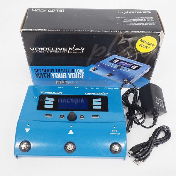 実際に弊社で買取させて頂いたTC.HELICON/ティーシーヘリコン VoiceLive Play ボーカル用 エフェクター【動簡易動作確認済】の画像 0枚目