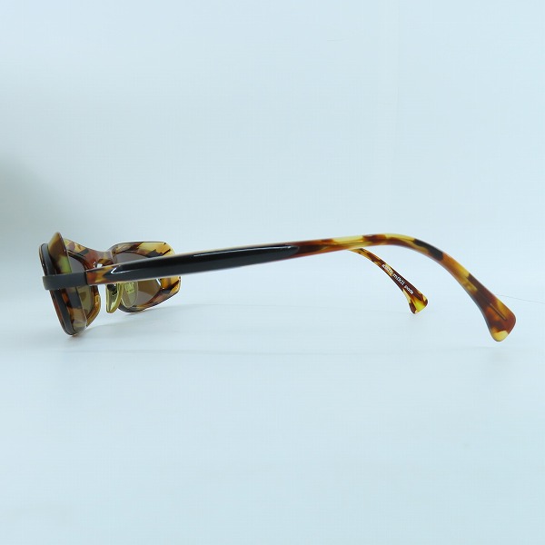 実際に弊社で買取させて頂いたalain mikli/アランミクリ フード付き デミ柄 サングラス/アイウェア 5018の画像 1枚目