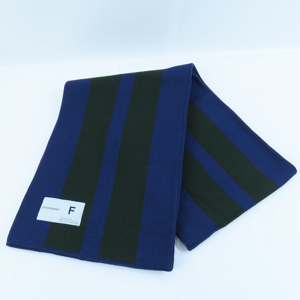 実際に弊社で買取させて頂いたDESCENDANT/ディセンダント NECK WAMER MUFFLER/ストライプ柄マフラー