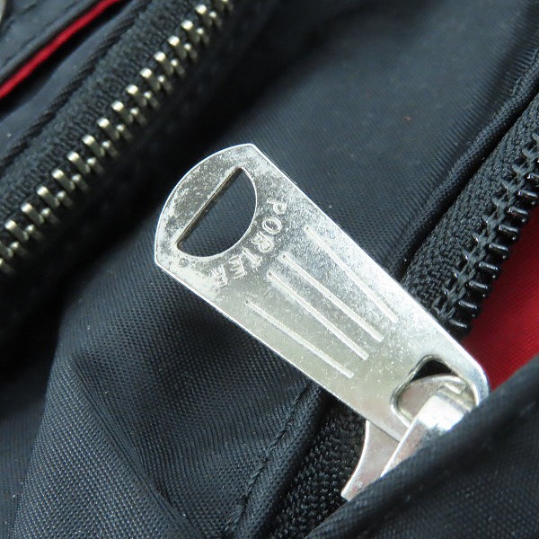 実際に弊社で買取させて頂いたPORTER×ILS共同企画/ポーター L-fine/エルファイン リュックサック/デイパック ブラックの画像 8枚目