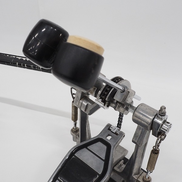 実際に弊社で買取させて頂いた【使用感有り】Pearl/パール 型番不明 ツインペダル キックペダル ドラムペダル シングルチェーンの画像 2枚目